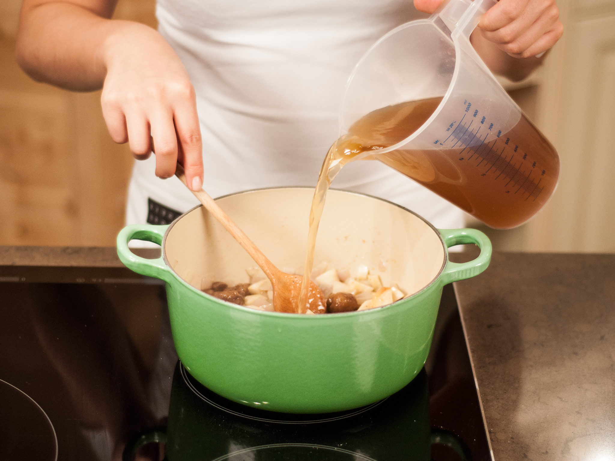 Sweet chestnut soup