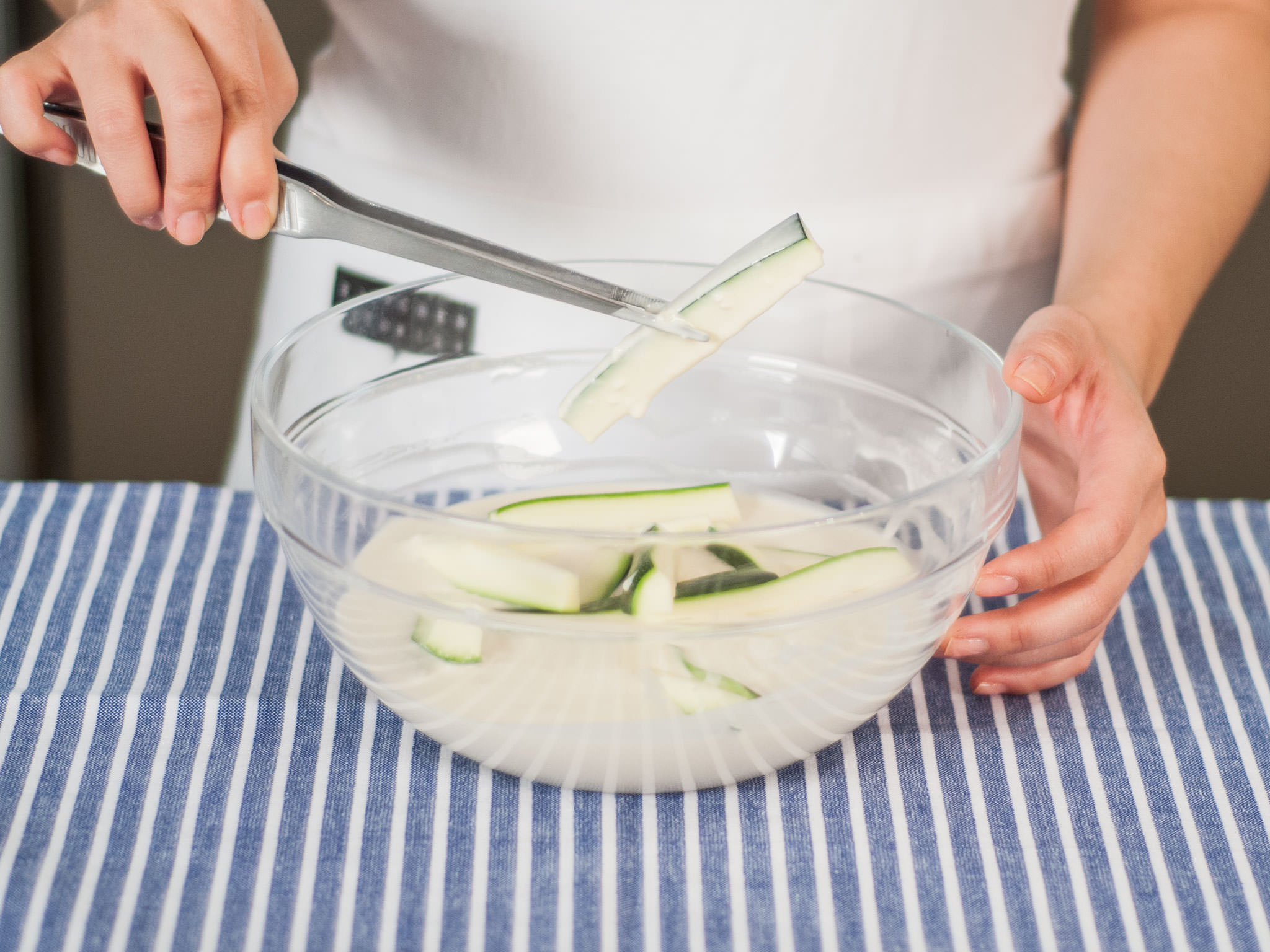 Tempura zucchini sticks