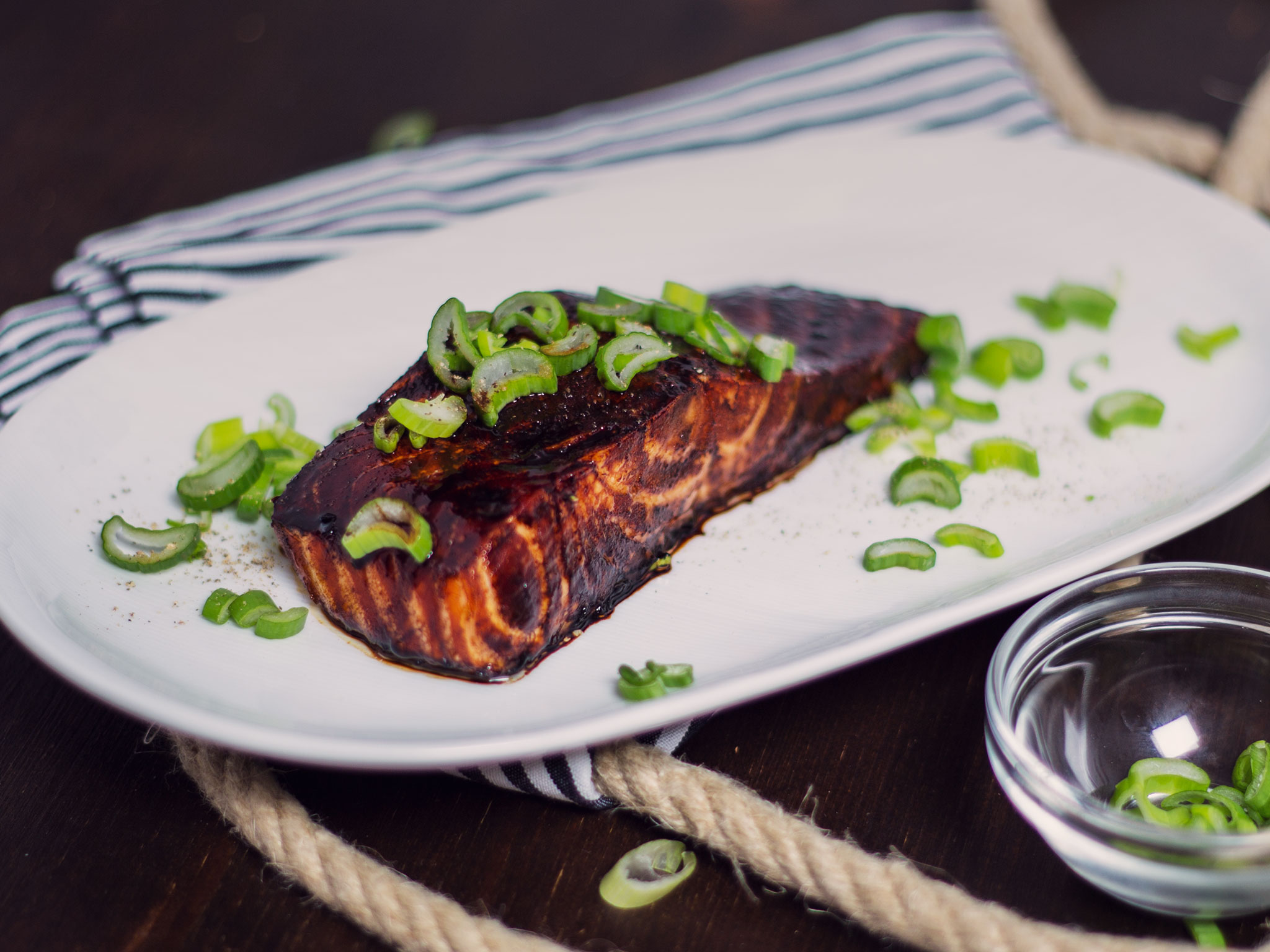 Teriyaki salmon Teriyaki salmon