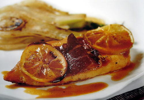 Chicken Escalopes with Lemon and Serrano ham  | BingChef