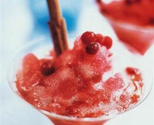 Cranberry Ginger and Cinnamon Spritzer