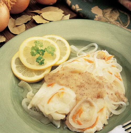 Fish with Mustard Sauce