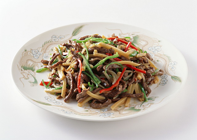 stir-fry beef with vegetables