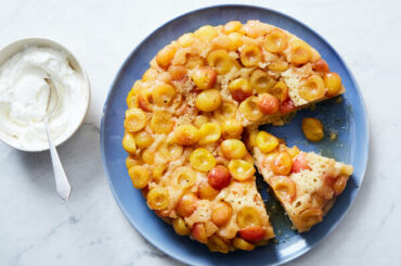 Sweet Cherry Upside-Down Cake