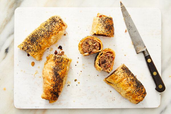 Lamb, Harissa and Almond Sausage Roll