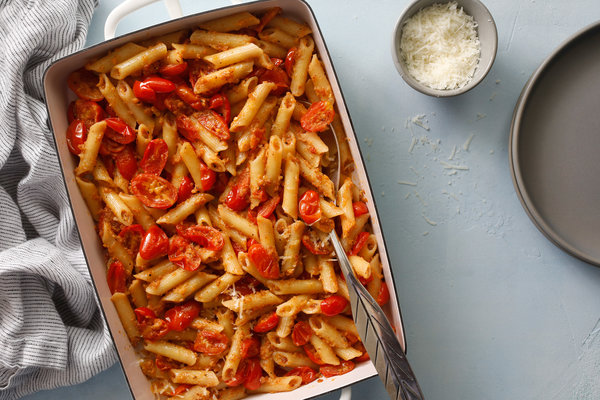 Penne With Roasted Cherry Tomatoes
