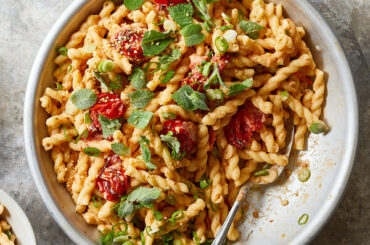 Tahini-Parmesan Pasta Salad