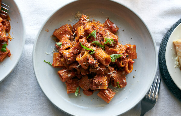 Spicy Red Pesto Pasta