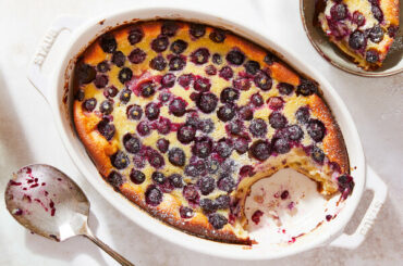 Blueberry-Ginger Clafoutis