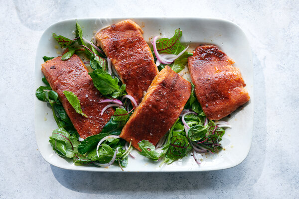 Smoky and Spicy Roasted Salmon
