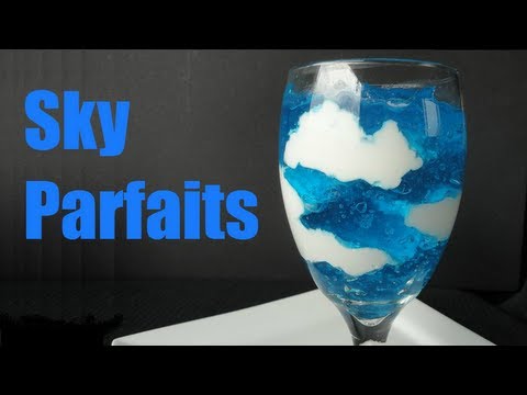 Jell-O Sky Parfaits