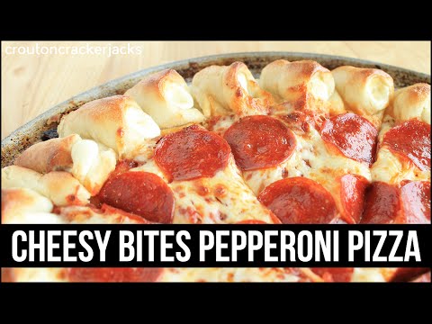 Homemade Cheesy Bites Pepperoni Pizza Recipe!