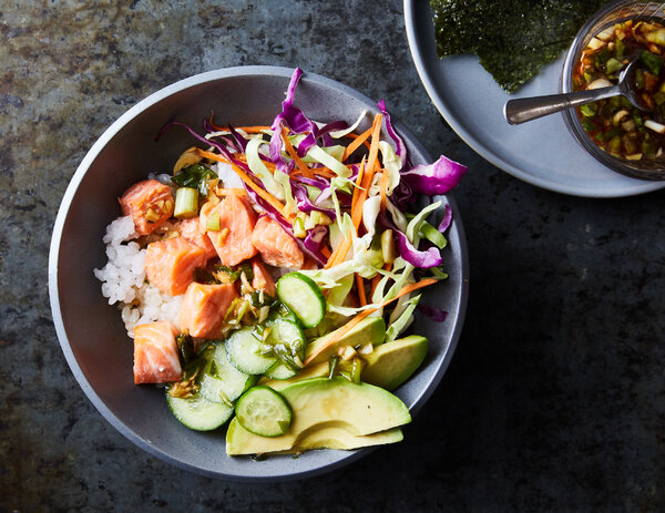 Sesame Salmon Bowls