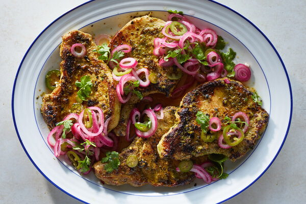 Jalapeño Grilled Pork Chops