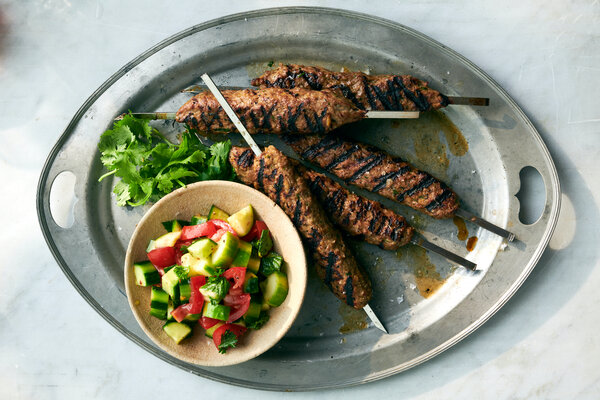 Spiced Ground Meat Skewers