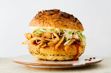 Slow-Cooker Hot Honey Chicken Sandwiches
