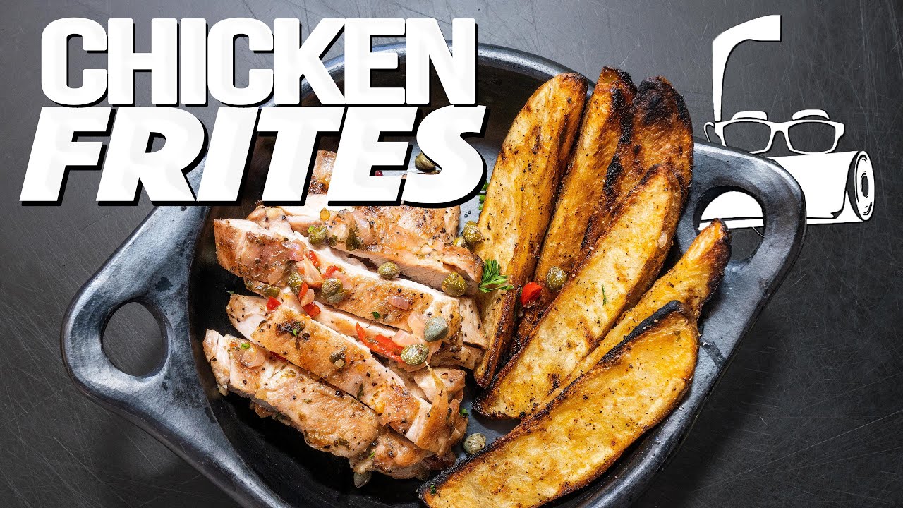 CHICKEN FRITES aka CHICKEN AND FRIES (LIKE STEAK FRITES BUT CHICKEN!) | SAM THE COOKING GUY
