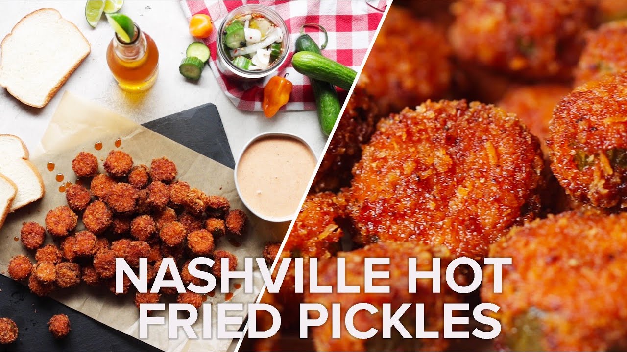 Nashville Hot Fried Pickles