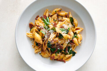 Pepperoni Pasta With Lemon and Garlic