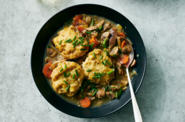 Mushrooms and Dumplings