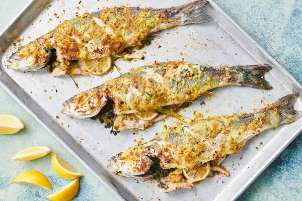 Whole Roast Fish With Lemongrass and Ginger
