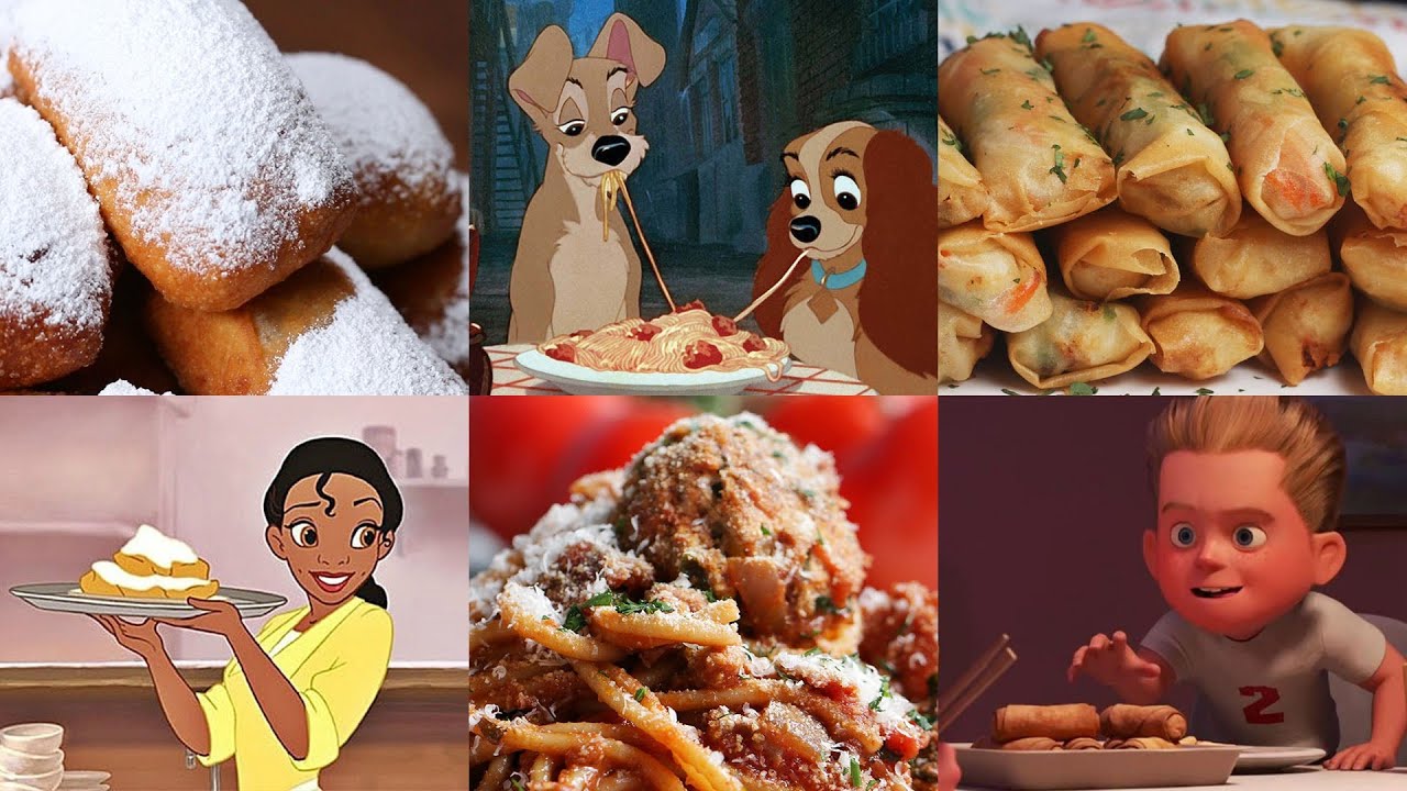 From the iconic Spaghetti and Meatballs of Lady and the Tramp to Remy'...