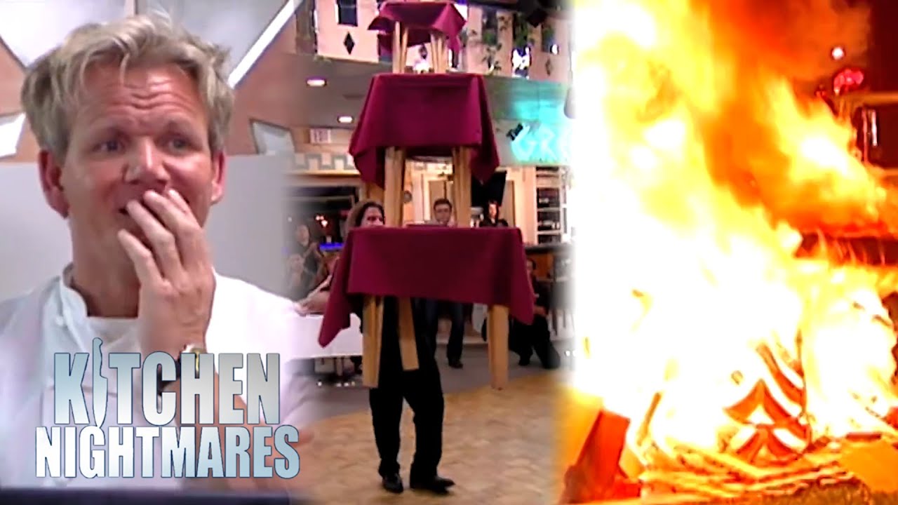oh no our table its broken | Kitchen Nightmares
