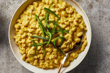 Vegan Poblano Macaroni and Cheese