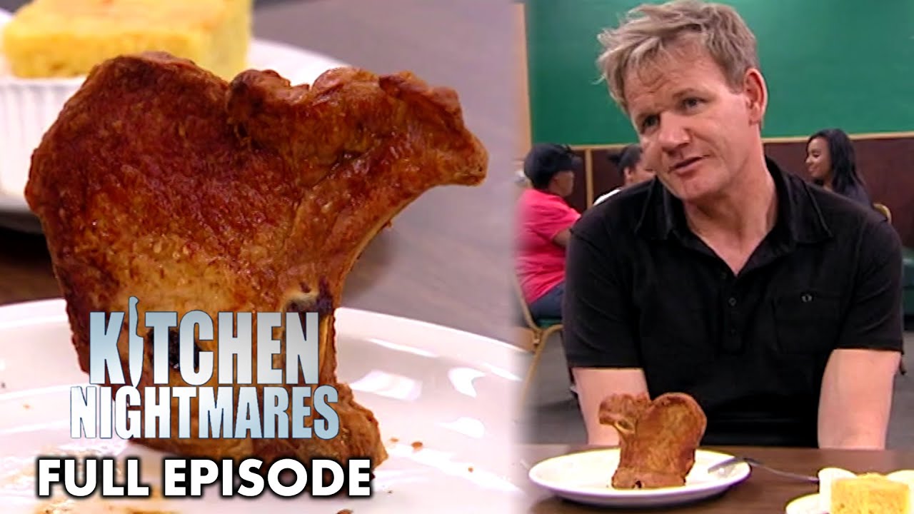 Gordon Ramsay Served A Pork Chop That Can Stand Up Kitchen Nightmares