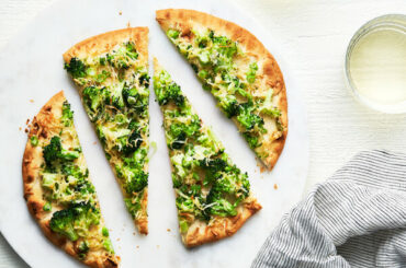 Smoked Gouda and Broccoli Flatbreads