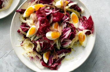 Fennel and Radicchio Salad With Anchovy and Egg
