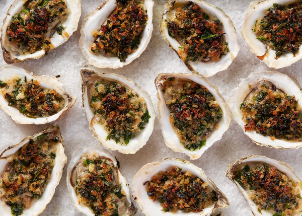 Oysters Rockefeller