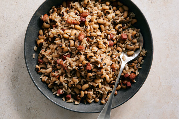 Black-Eyed Peas and Rice