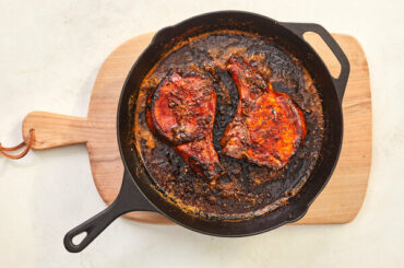 Spiced Butter-Basted Pork Chops