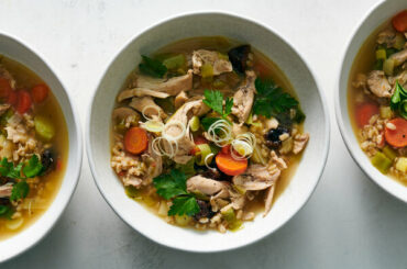 Cock-a-Leekie Soup (Scottish Chicken and Leek Soup)