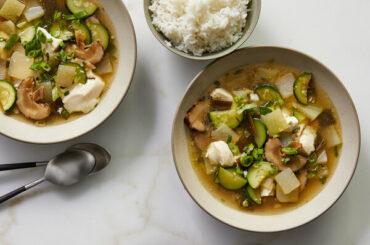 White Soondubu Jjigae (Mild Tofu Stew)