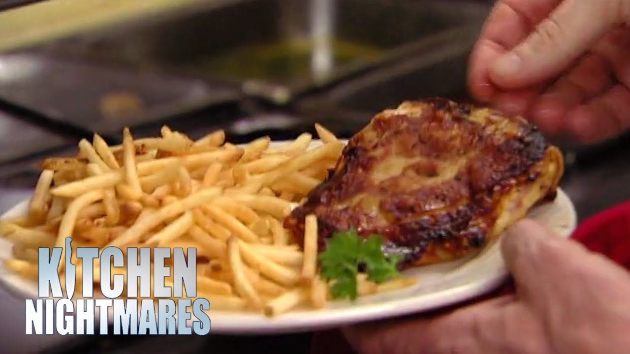 Gordon Ramsay Stops Burnt Food From Being Served | Kitchen Nightmares