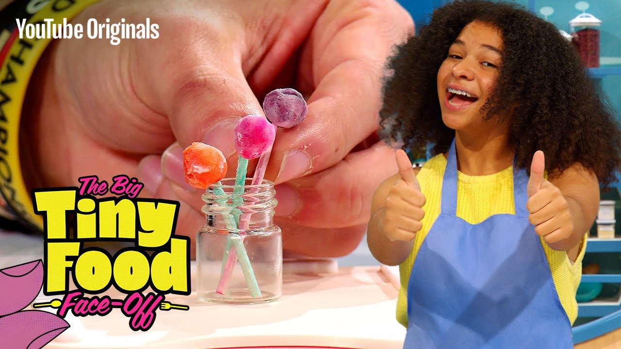 Kids Cook The Tiniest Kawaii Treats Ever | The Big Tiny Food Face-Off
