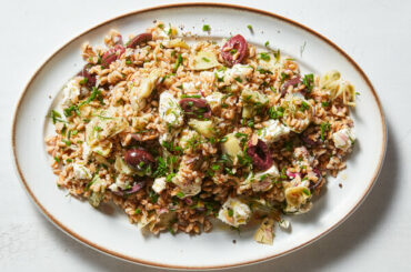Artichoke and Olive Farro Salad