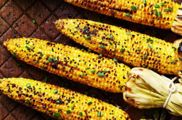 Grilled Corn With Sesame-Soy Butter