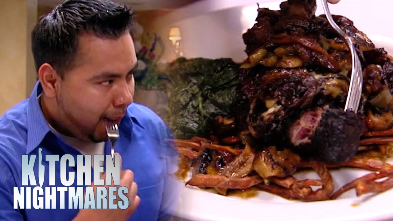 Gordon Makes Waiter Try The Food | Kitchen Nightmares