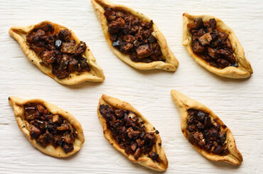 Lamb and Eggplant Pide