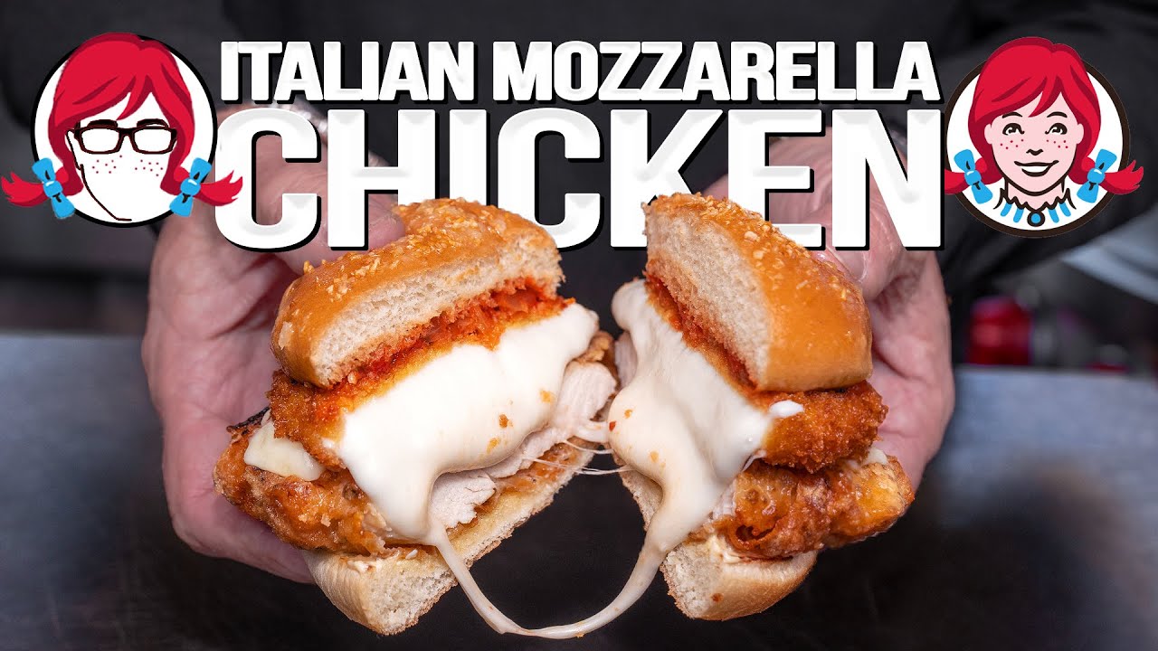 THE WENDY’S ITALIAN MOZZARELLA CHICKEN (JUST HOMEMADE & WAY BETTER) | SAM THE COOKING GUY