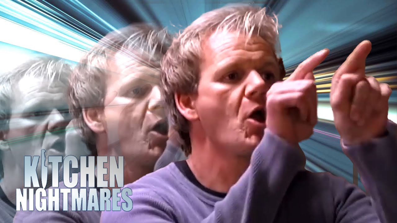 Kitchen Nightmares Season 1, but every time Gordon swears it gets 10