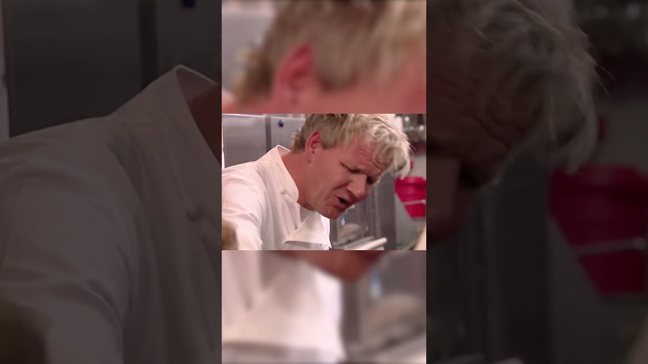gordon is disgusted by GREEN fish 🤢 | Kitchen Nightmares #shorts