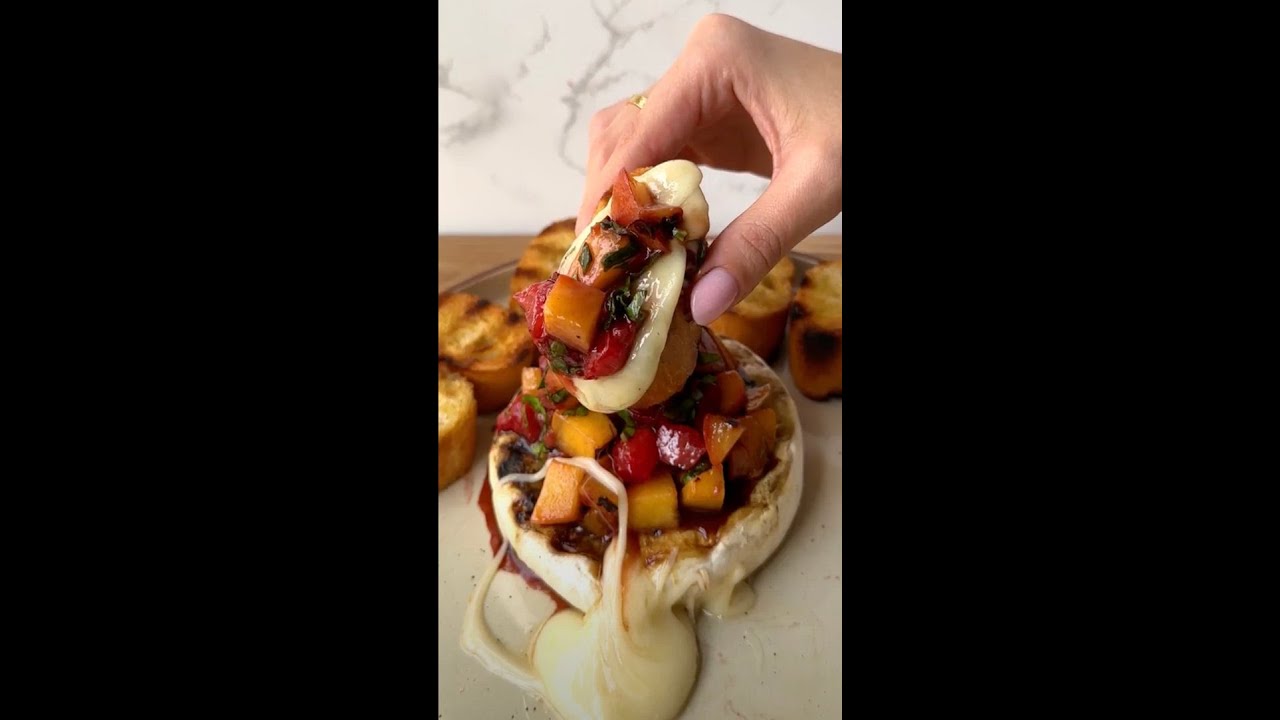 Grilled Brie with Stonefruit