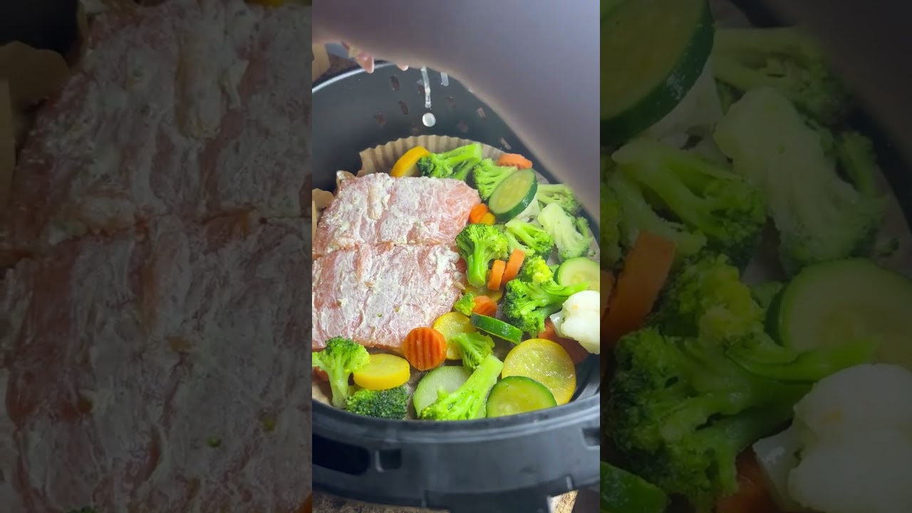 Air Fryer Salmon Bake