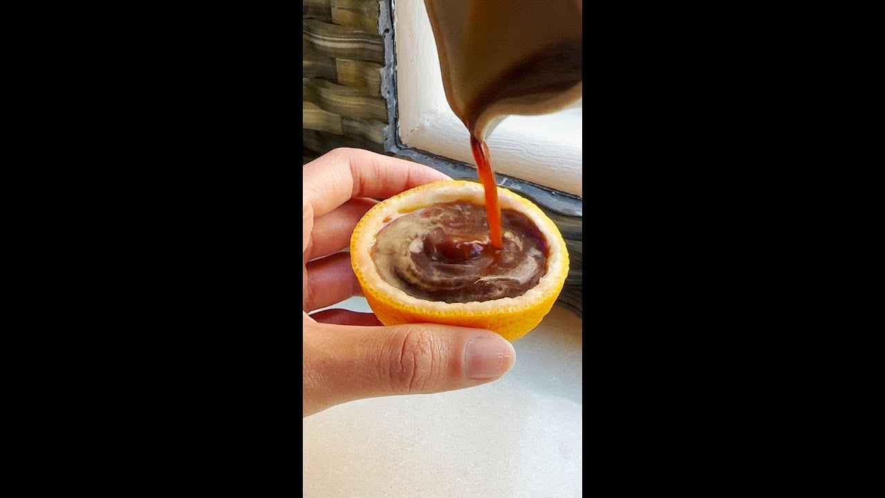 4-Ingredient Blood Orange Posset Affogato
