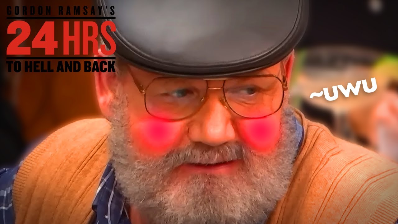 cute grandpa obliterates restaurant (psst its actually gordon ramsay) | 24 Hours To Hell & Back