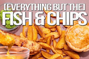 MAKING EVERYTHING YOU CAN GET AT A CHIPPIE (FISH & CHIPS SHOP) AT HOME! 🇬🇧 | SAM THE COOKING GUY